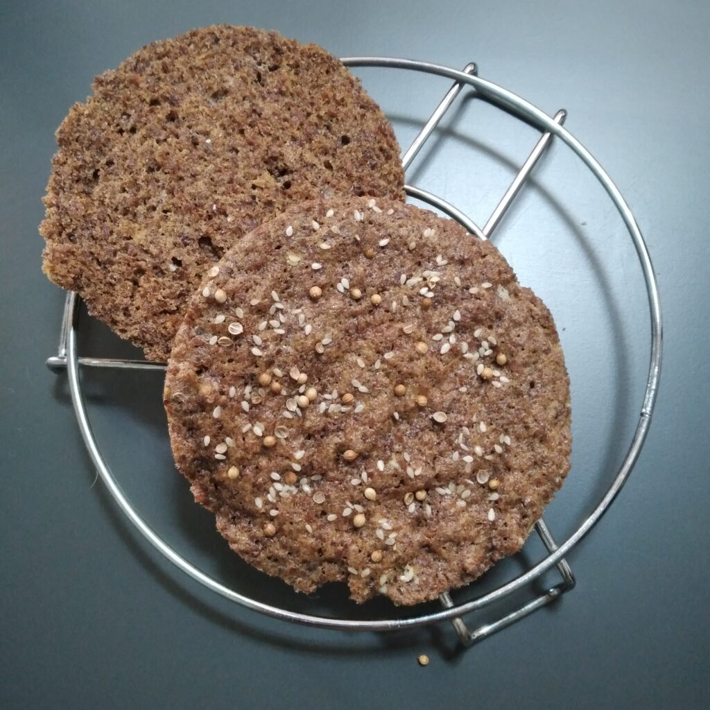 Кето хлеб из льняной муки в микроволновке рецепт